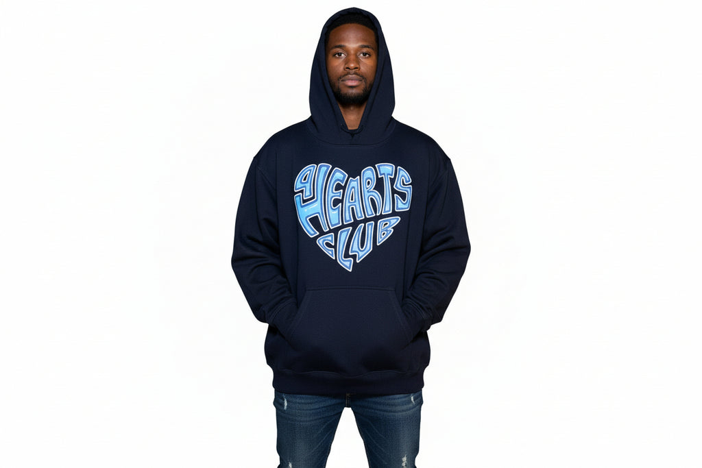 Heavyweight Oversize 4 Hearts Club Hoodie