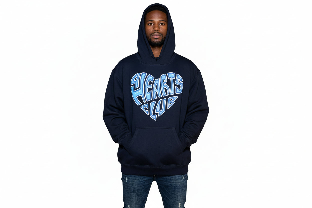 Heavyweight Oversize 4 Hearts Club Hoodie
